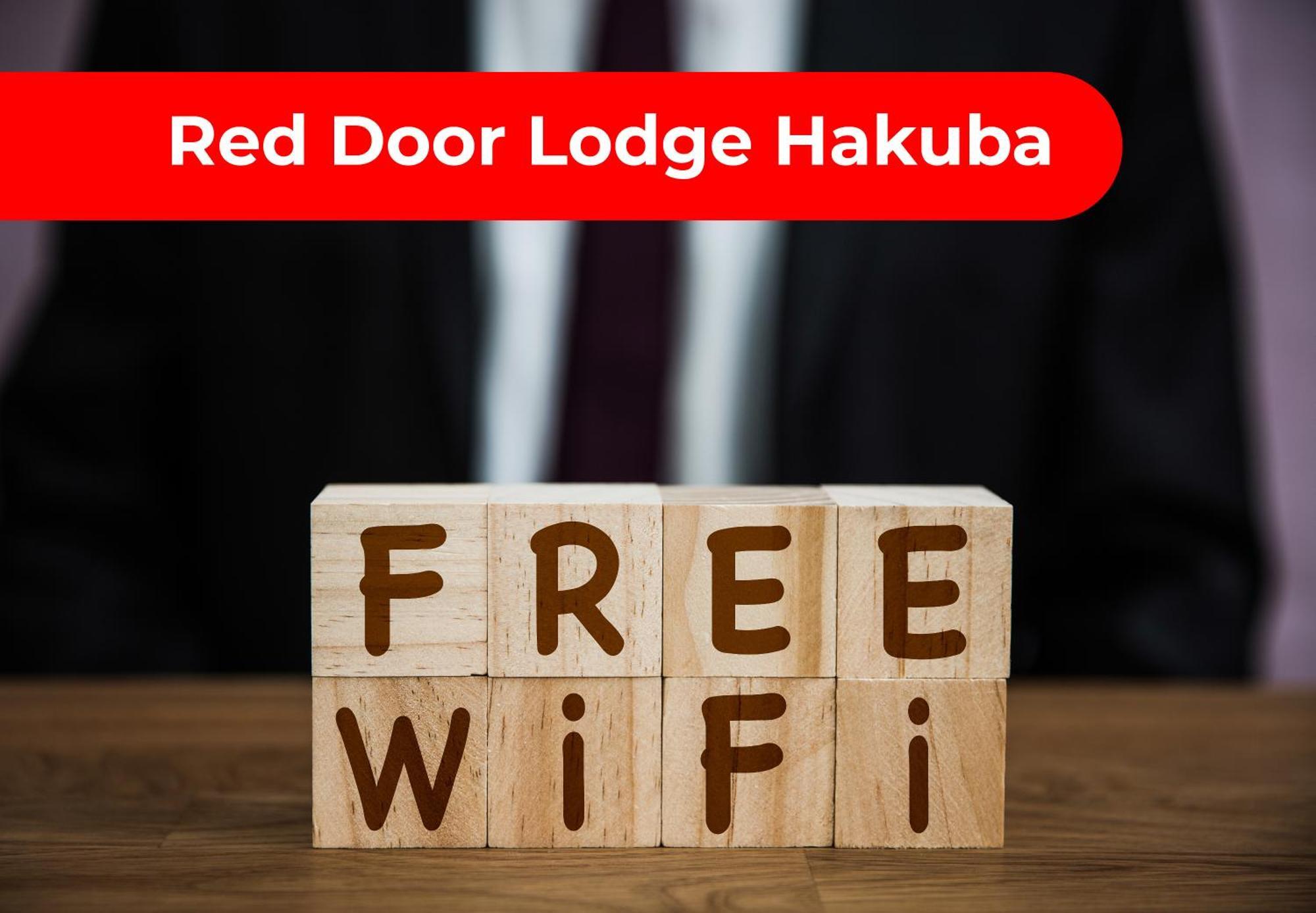 Red Door Lodge Хакуба-Мура Экстерьер фото